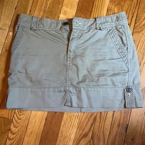 Light army green miniskirt size 4